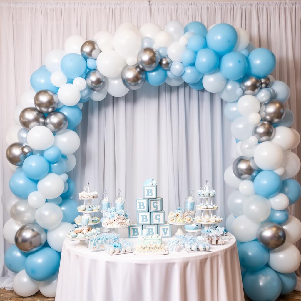Pastel Blue Dessert Table